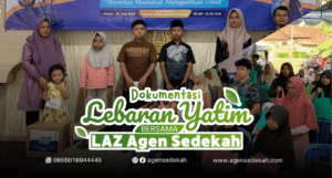 Menebar Maslahat, Menguatkan Umat: LAZ Agen Sedekah Salurkan Santunan Lebaran Yatim 1448 H di Dua Lokasi